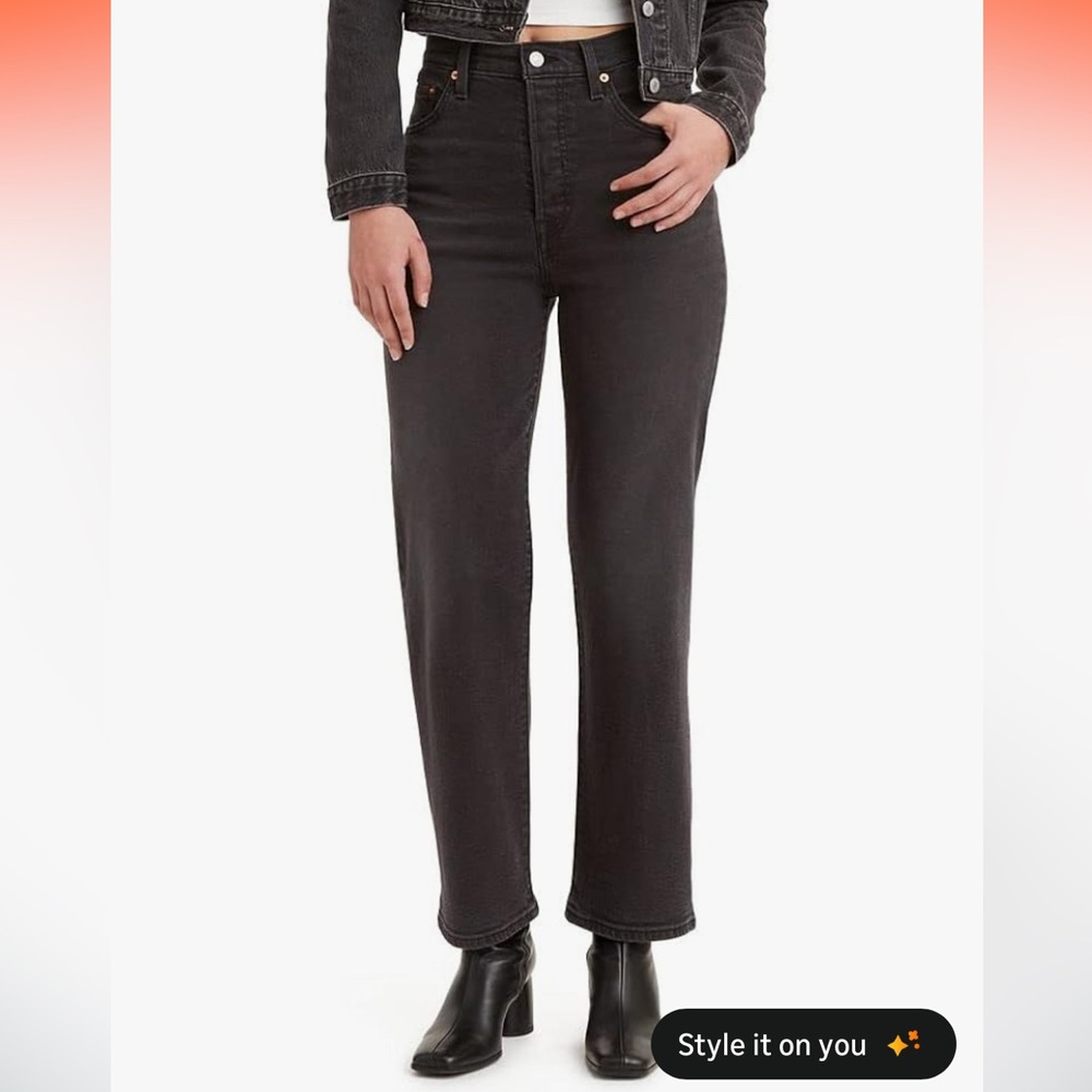 Levi’s Women's Ribcage Straight Ankle Jeans - Picture 2 of 6